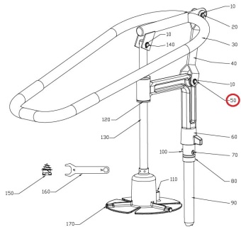 Ось L=51 Hallde 3297 Ось L=51 Hallde 3297